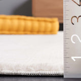 safavieh clearance faux rabbit fur frf100b beige rug