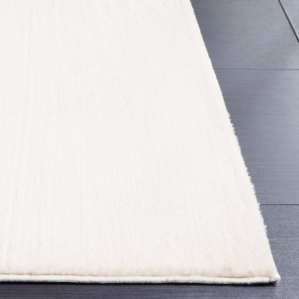 safavieh clearance faux rabbit fur frf100b beige rug