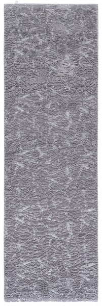 safavieh clearance faux rabbit fur metallic frf300f grey rug