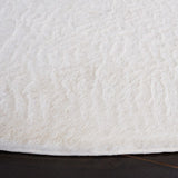 safavieh clearance faux rabbit fur frf500a off white rug