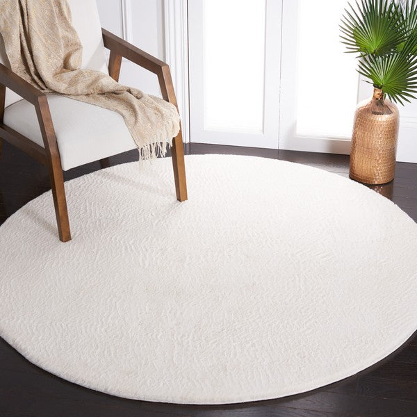 safavieh clearance faux rabbit fur frf500a off white rug