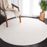 safavieh clearance faux rabbit fur frf500a off white rug