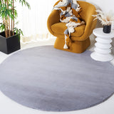 safavieh clearance faux rabbit fur frf500f light grey rug