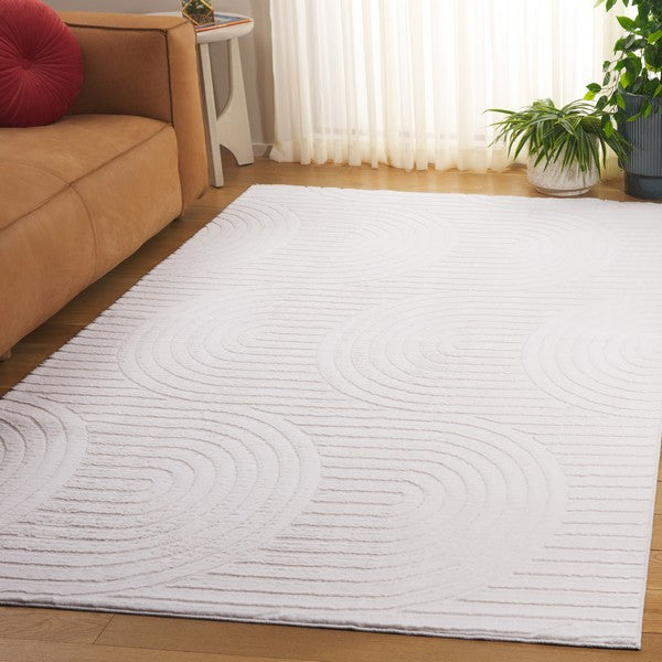 safavieh clearance faux rabbit fur frf878a ivory rug