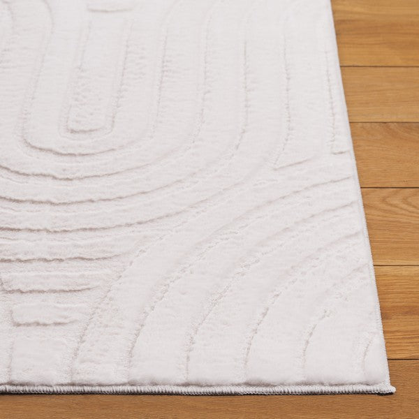 safavieh clearance faux rabbit fur frf881a ivory rug