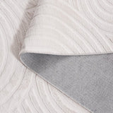 safavieh clearance faux rabbit fur frf881a ivory rug