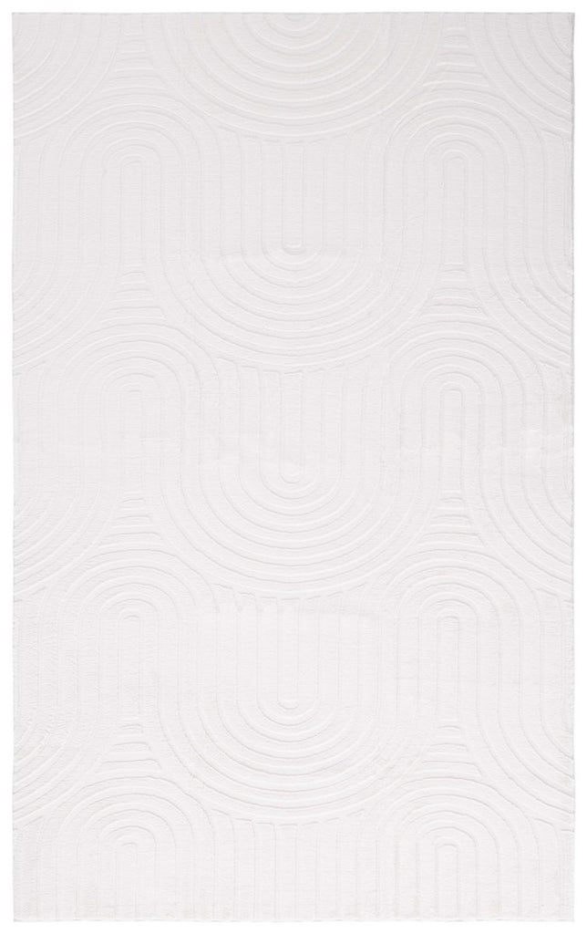 safavieh clearance faux rabbit fur frf881a ivory rug