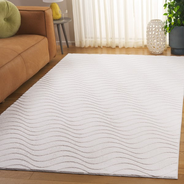 safavieh clearance faux rabbit fur frf882a ivory rug