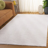 safavieh clearance faux rabbit fur frf882a ivory rug