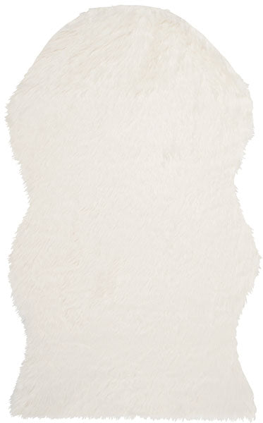 safavieh clearance faux sheep skin fss115a ivory rug