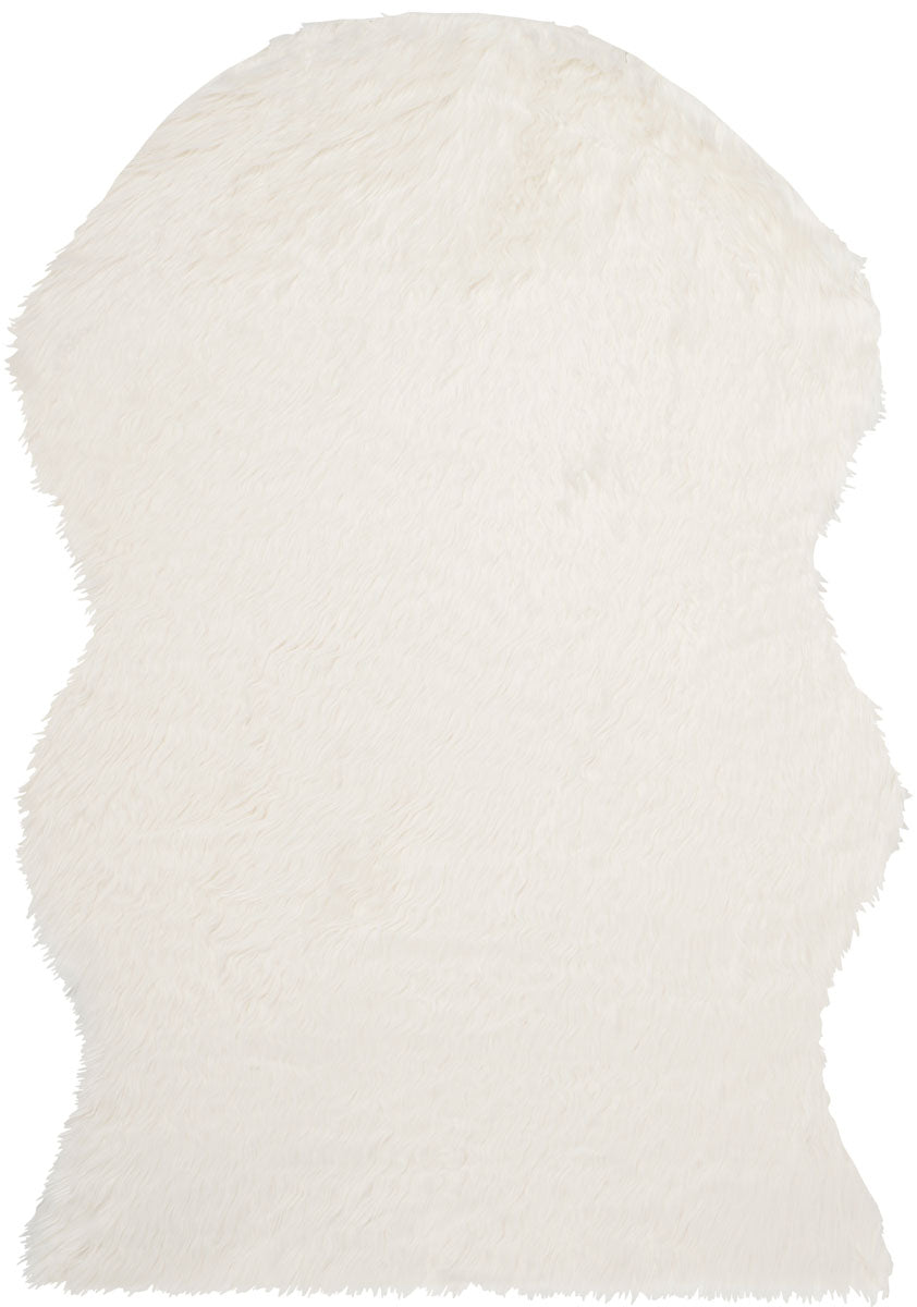 safavieh clearance faux sheep skin fss115a ivory rug