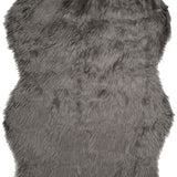 safavieh clearance faux sheep skin fss115d grey rug