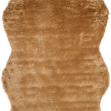 safavieh clearance faux sheep skin fss115e camel rug