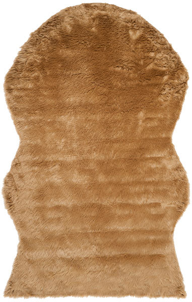 safavieh clearance faux sheep skin fss115e camel rug