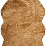 safavieh clearance faux sheep skin fss115e camel rug