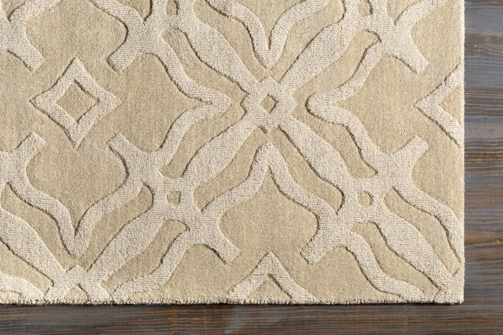 Hauteloom Fyffe FYF Ivory Loom Knotted Wool Rug