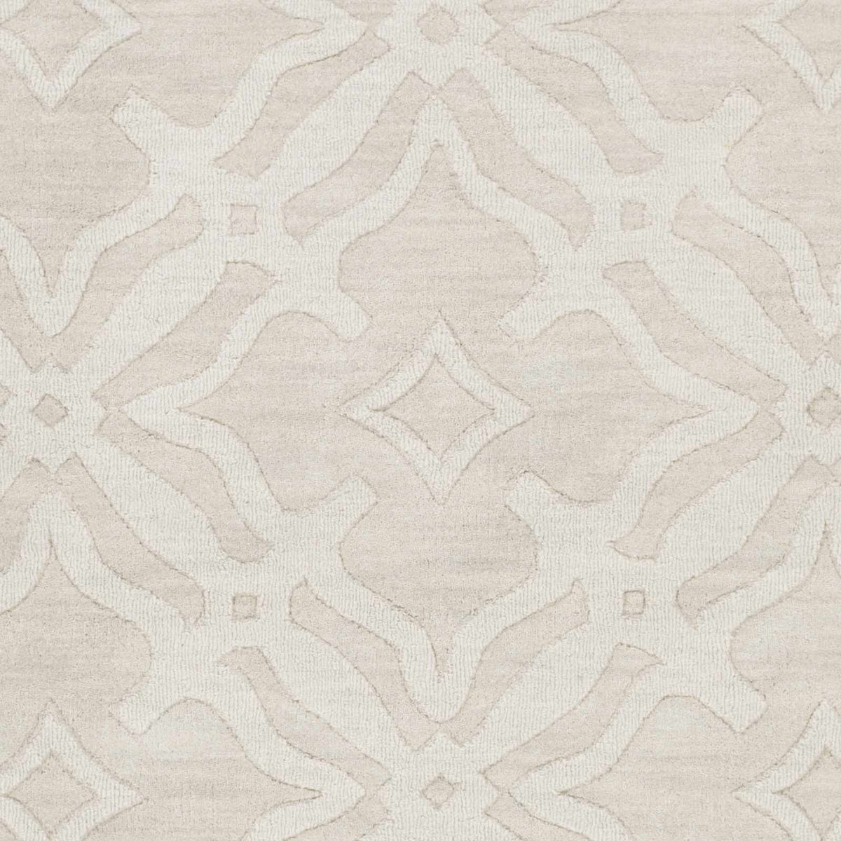 Hauteloom Fyffe FYF Ivory Loom Knotted Wool Rug