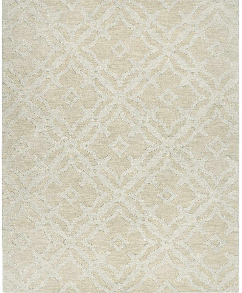 Hauteloom Fyffe FYF Ivory Loom Knotted Wool Rug