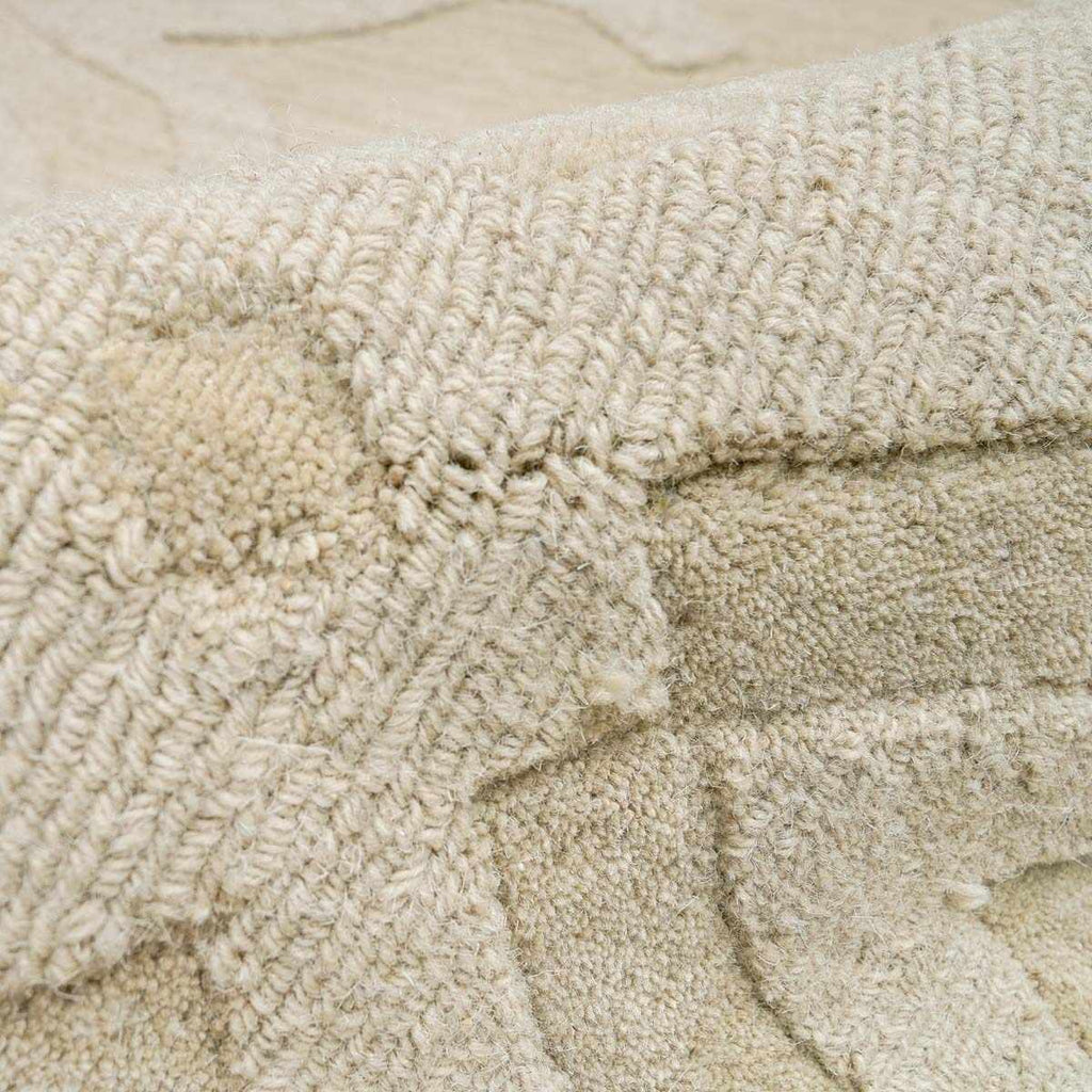 Hauteloom Fyffe FYF Ivory Loom Knotted Wool Rug
