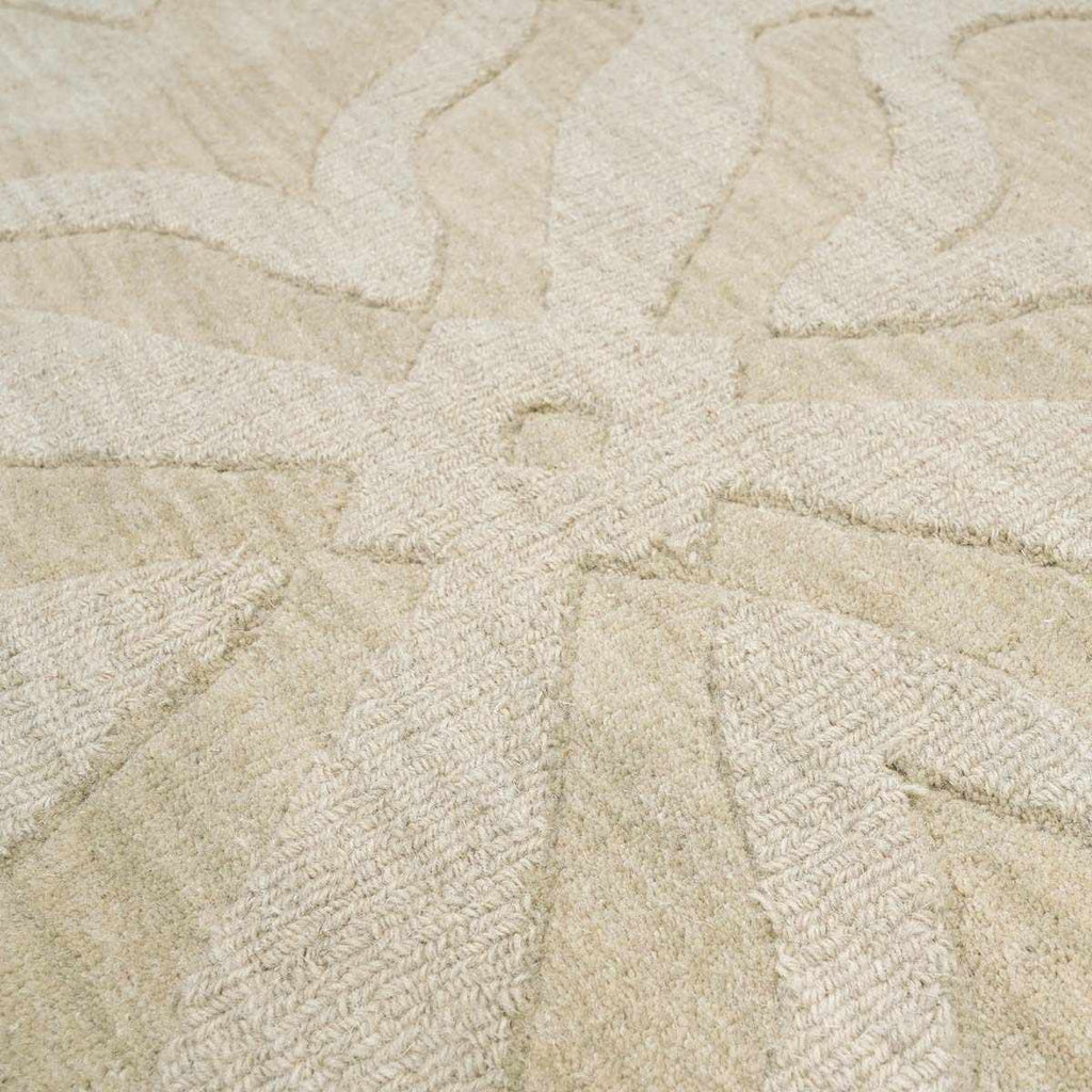 Hauteloom Fyffe FYF Ivory Loom Knotted Wool Rug