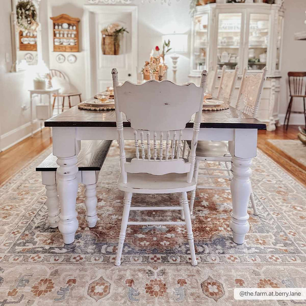 Hauteloom Fang SLLIFANG825 Navy Machine Made Polyester Rug