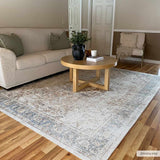 Hauteloom Fang SLLIFANG825 Navy Machine Made Polyester Rug