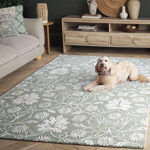 safavieh clearance glamour glm610w sage rug