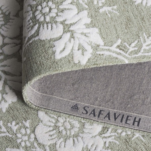 safavieh clearance glamour glm625w sage rug