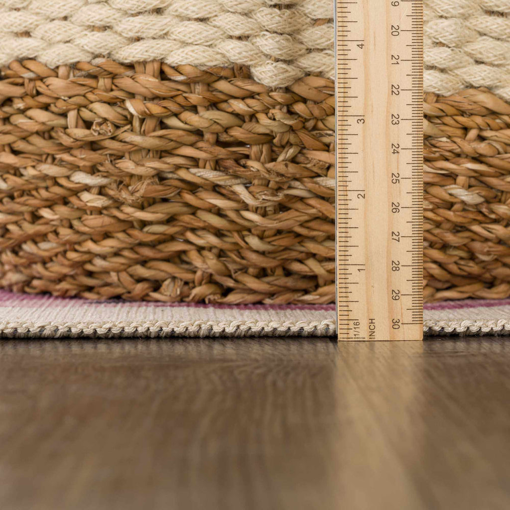 Hauteloom Lundy LFYTDA1 White Machine Made Chenille-Polyester Rug