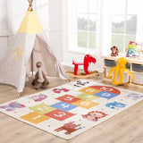 Hauteloom Lundy LFYTDA1 White Machine Made Chenille-Polyester Rug