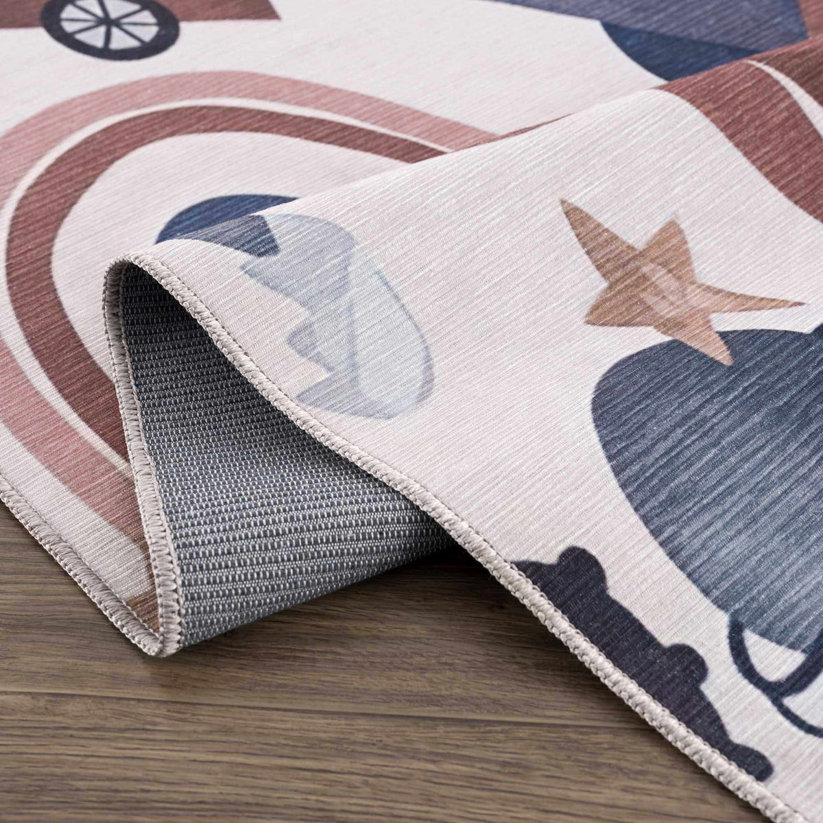 Hauteloom Libra LCYTCA1 Beige Machine Made Chenille-Polyester Rug