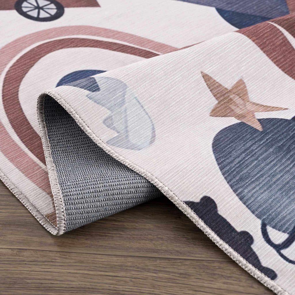 Hauteloom Libra LCYTCA1 Beige Machine Made Chenille-Polyester Rug