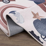 Hauteloom Libra LCYTCA1 Beige Machine Made Chenille-Polyester Rug