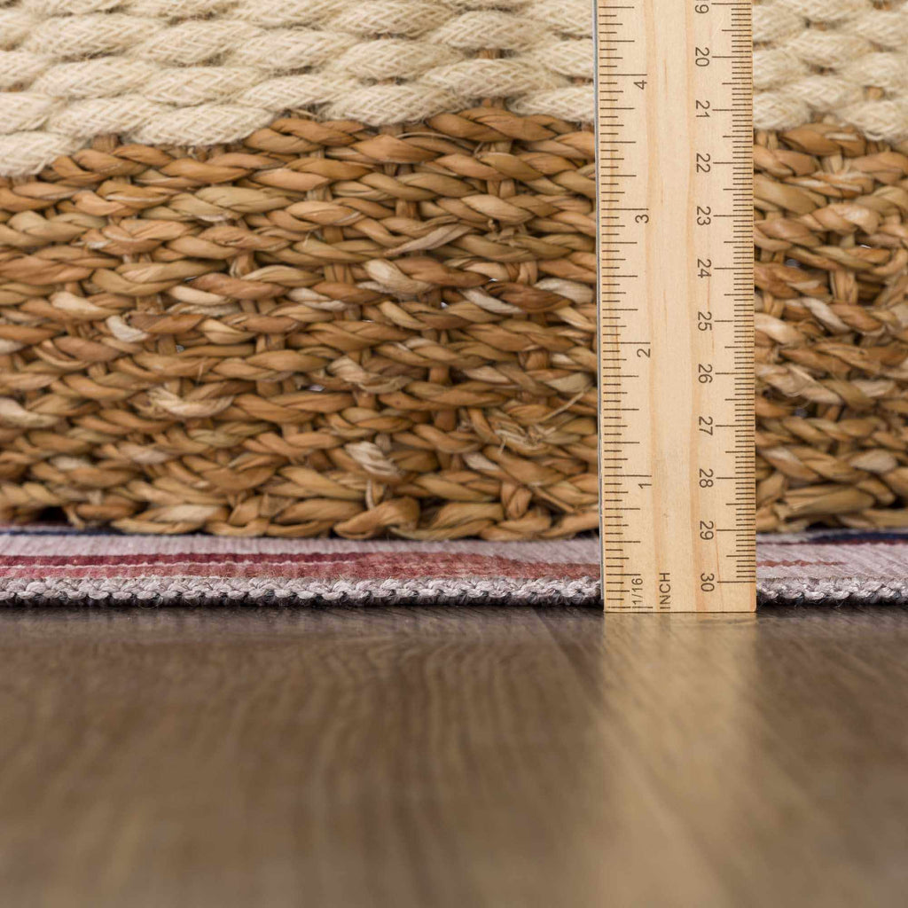 Hauteloom Libra LCYTCA1 Beige Machine Made Chenille-Polyester Rug