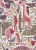 Hauteloom Natal NMQFLA1 Beige Machine Made Chenille-Polyester Rug