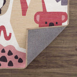 Hauteloom Natal NMQFLA1 Beige Machine Made Chenille-Polyester Rug