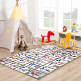 Hauteloom Osric VSLGFA1 Green Machine Made Chenille-Polyester Rug