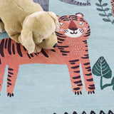 Hauteloom Petey PMFHMA1 Aqua Machine Made Chenille-Polyester Rug