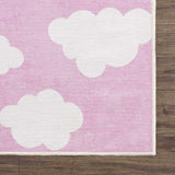 Hauteloom Nizar NJCNLA1 Pink Machine Made Chenille-Polyester Rug