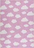 Hauteloom Nizar NJCNLA1 Pink Machine Made Chenille-Polyester Rug