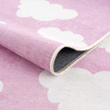 Hauteloom Nizar NJCNLA1 Pink Machine Made Chenille-Polyester Rug