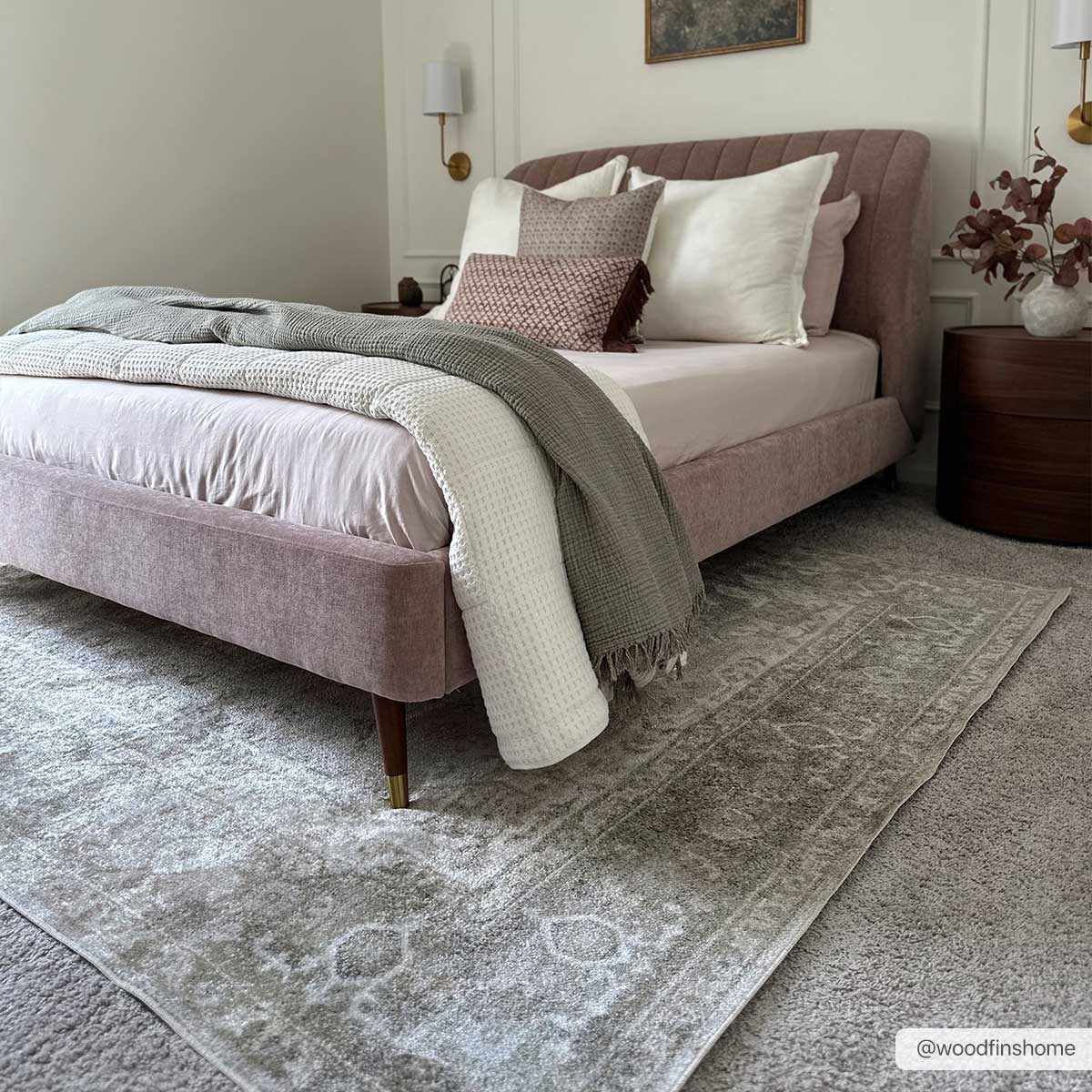 Hauteloom Gael SLLIGAEL823 Olive Machine Made Polyester Rug