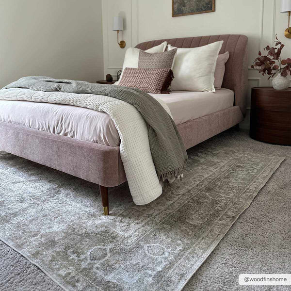 Hauteloom Gael SLLIGAEL823 Olive Machine Made Polyester Rug