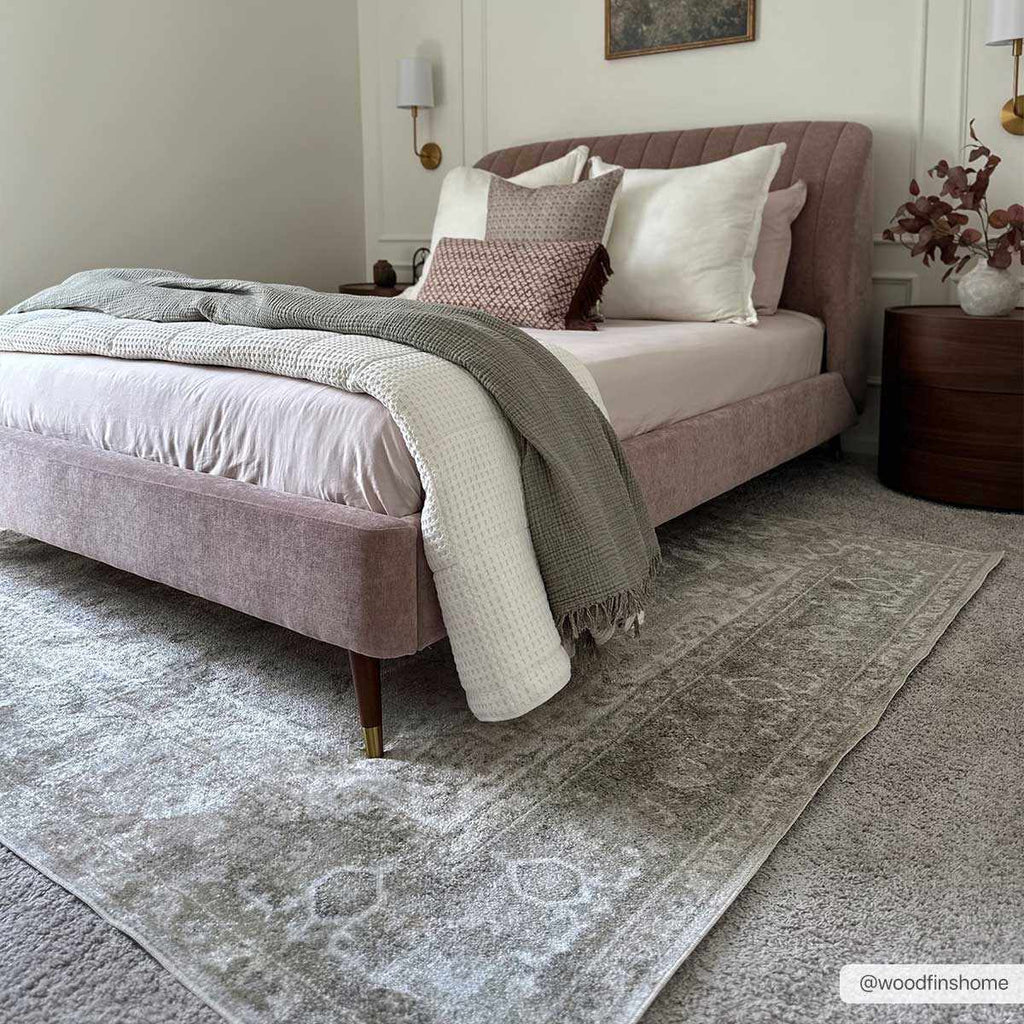 Hauteloom Gael SLLIGAEL823 Olive Machine Made Polyester Rug