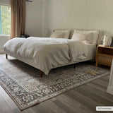 Hauteloom Ganyangan GANY Black Machine Made Chenille-Polyester Rug