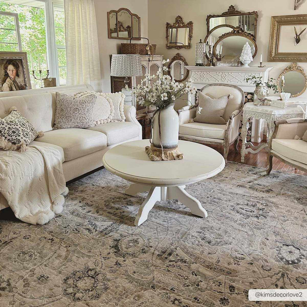 Hauteloom Sunnyside SNN Charcoal Machine Made Polypropylene Rug