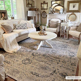 Hauteloom Sunnyside SNN Charcoal Machine Made Polypropylene Rug