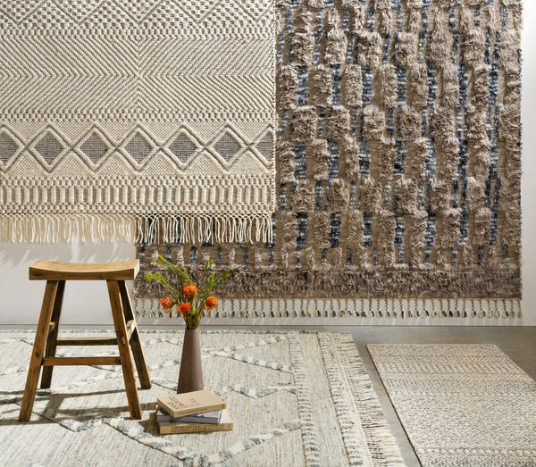 Hauteloom Blakeview BLKV Black Woven/Flatwoven NZ Wool Rug