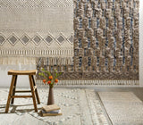 Hauteloom Blakeview BLKV Black Woven/Flatwoven NZ Wool Rug