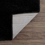 Hauteloom Faina HHAJFAINAA2 Black Machine Made Polyester Rug